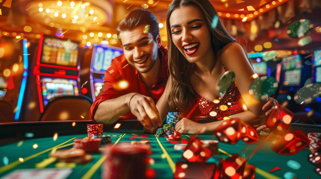 Video slot game screen on okslot showing reels and bonus feature indicators